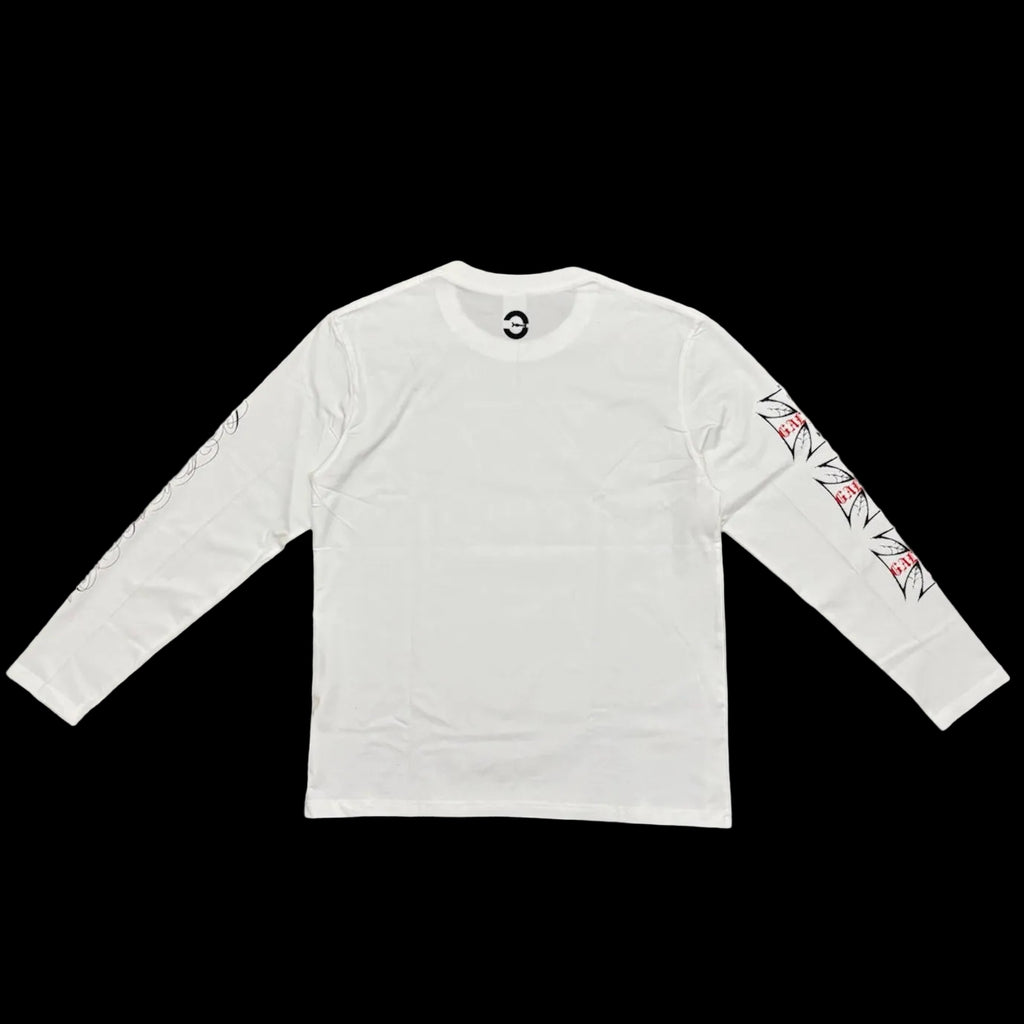 CROSS WHITE LONG SLEEVE TEE