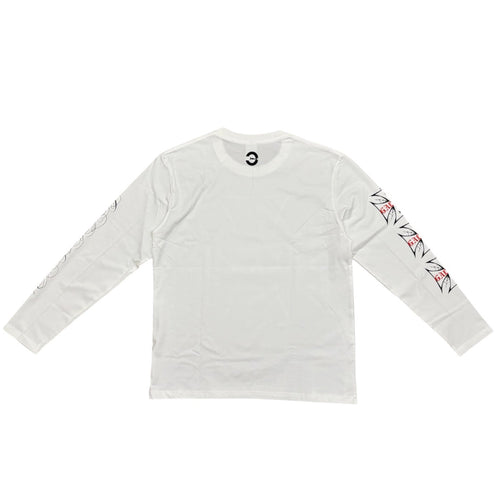 Cross White Tee long sleeve
