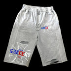 Grey cross jogging short