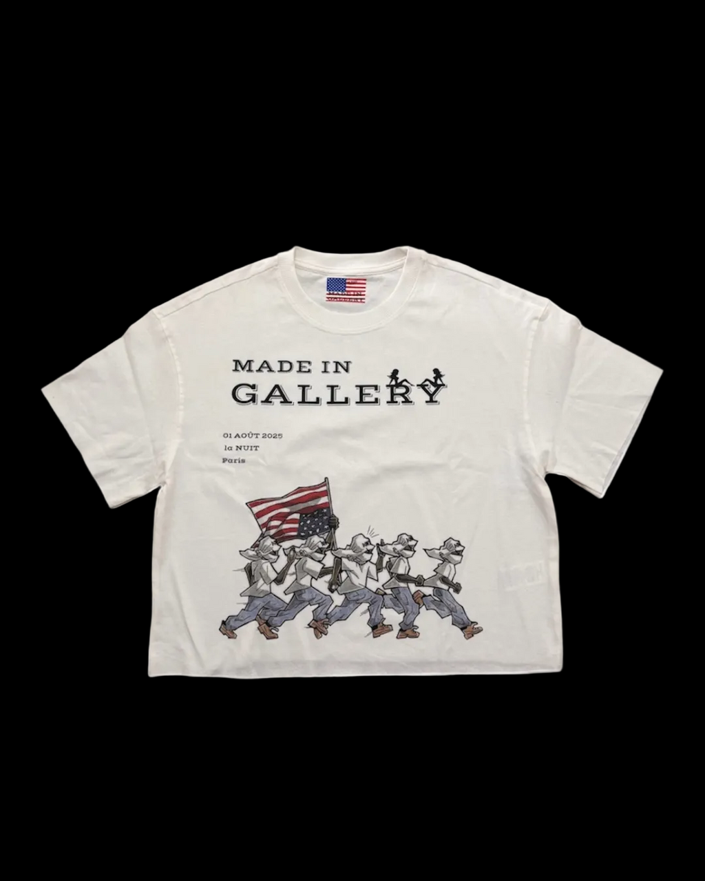 GALLERY FREEDOM WHITE TEE
