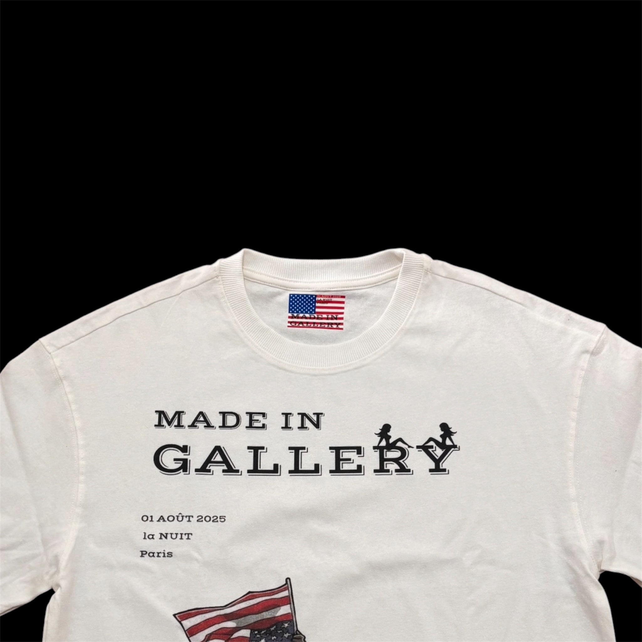 GALLERY FREEDOM WHITE TEE