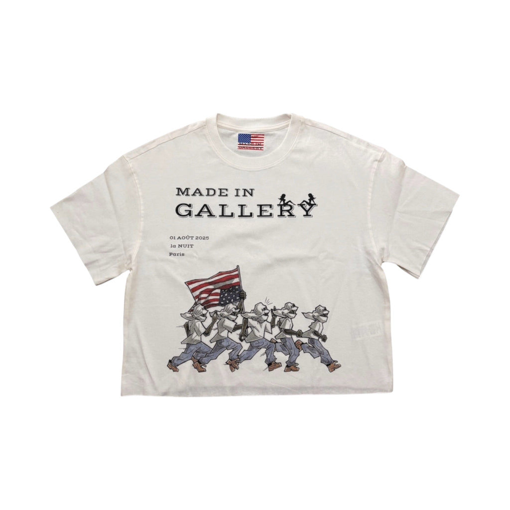 Gallery freedom White tee
