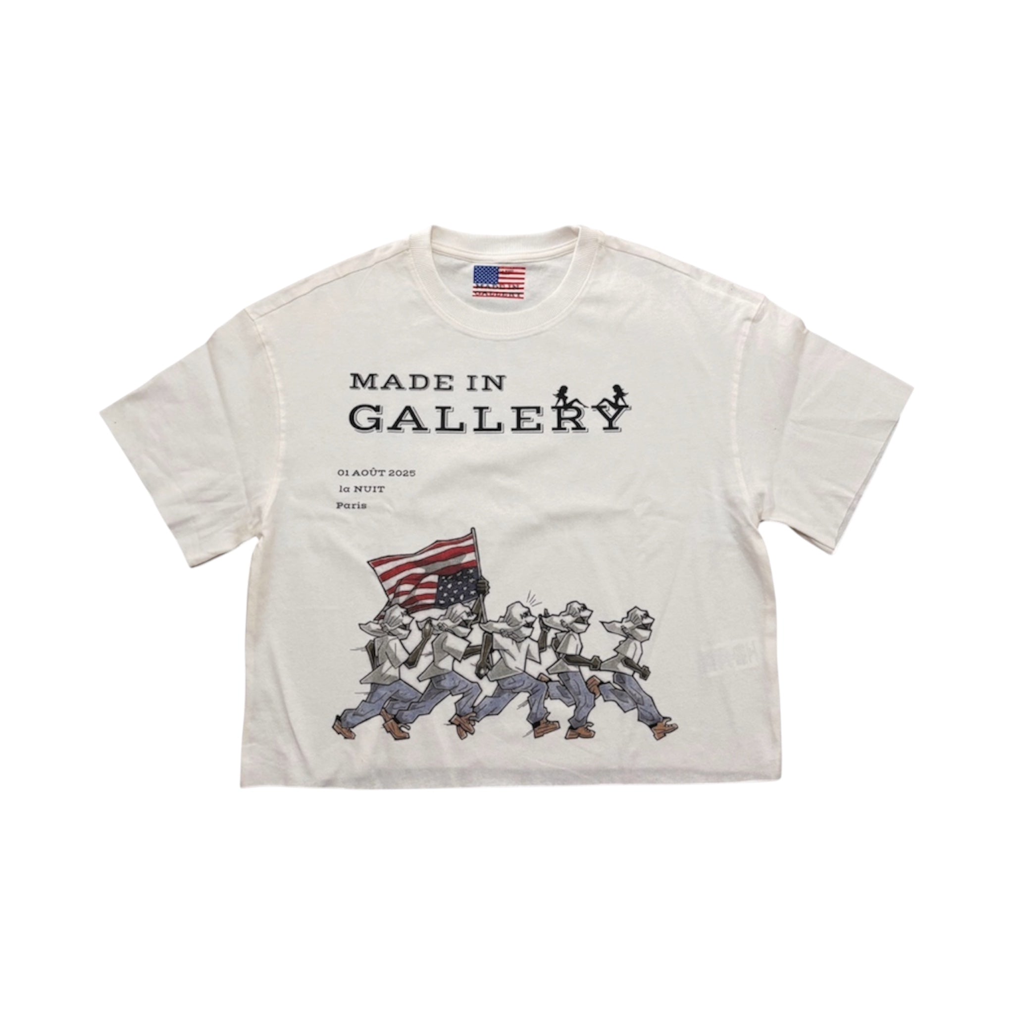Gallery freedom White tee